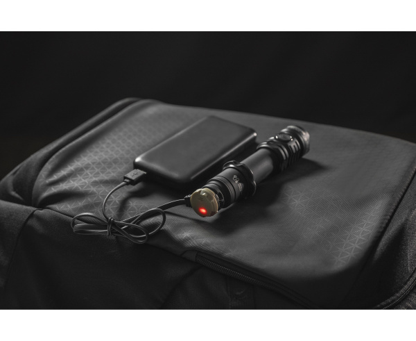 Фонарь тактический Dobermann Pro MAX (Black; Холодный; 3000Lm; акк21700-5000mAh)